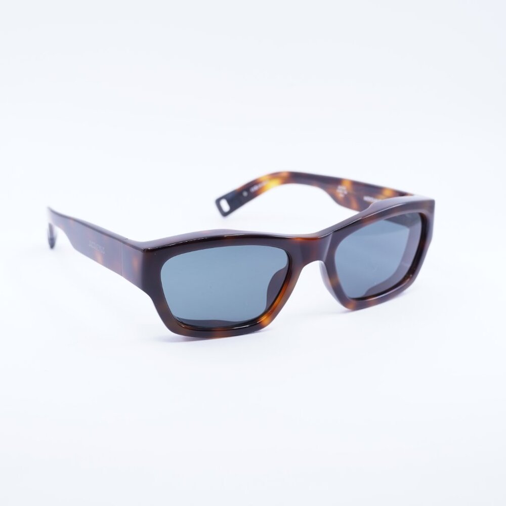 Jacquemus MERIDIANO JAC/9 C2 Sunglasses Dark Havana Rectangle Frame, Grey Lenses - Picture 4 of 11